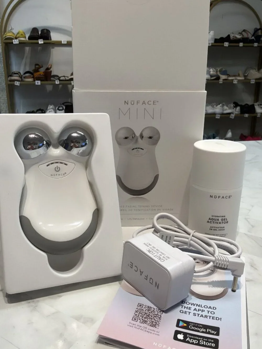 New Nuface Mini Petite Facial Toning Device + Gel